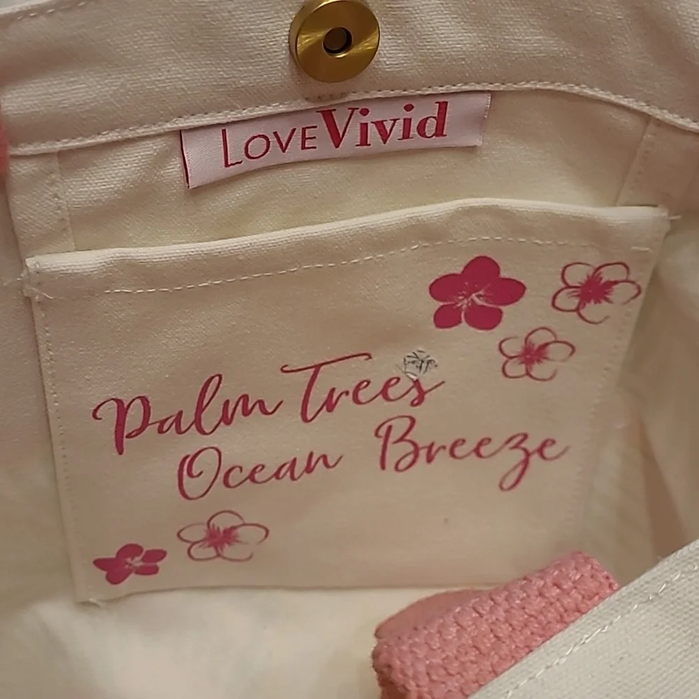 LoveVIVID Hawaiian floral tote bag (1 bag)